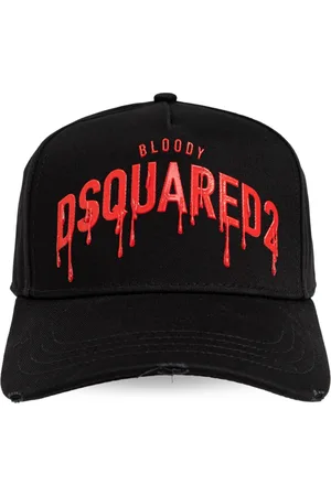 Dsquared2 Accessoires, Heren, Zwart, ONE Size, Katoen, Baseball cap