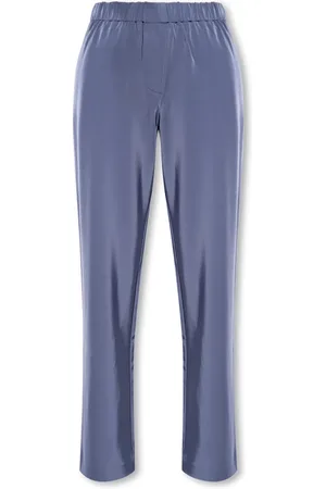Samsøe Samsøe Broeken, Dames, Blauw, XS, Hoys Broek
