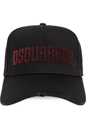 Dsquared2 Accessoires, Heren, Zwart, ONE Size, Katoen, Baseball Cap