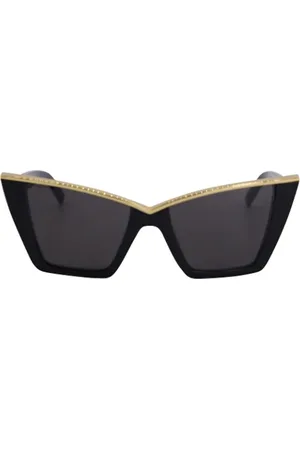 Saint Laurent Accessoires, Dames, Zwart, ONE Size, Cat-Eye Zonnebril