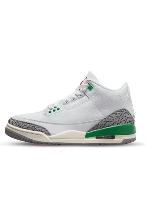 Jordan Schoenen, Heren, Wit, 38 EU, Leer, Stijlvolle Sneakers