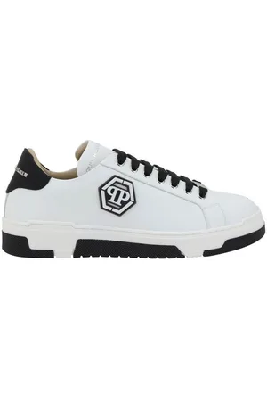 Philipp Plein Schoenen, Heren, Wit, 45 EU, Moderne Veterschoenen
