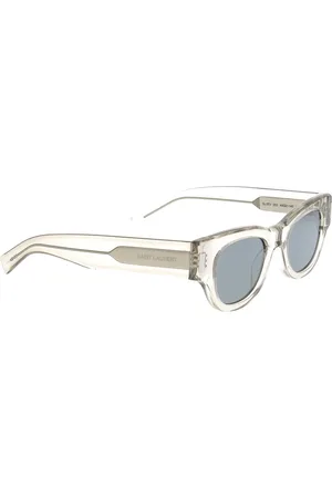 Saint Laurent Accessoires, Dames, Grijs, ONE Size, Stijlvolle Zonnebril
