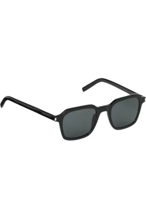Saint Laurent Accessoires, Heren, Zwart, ONE Size, Zwarte vierkante zonnebril voor mannen