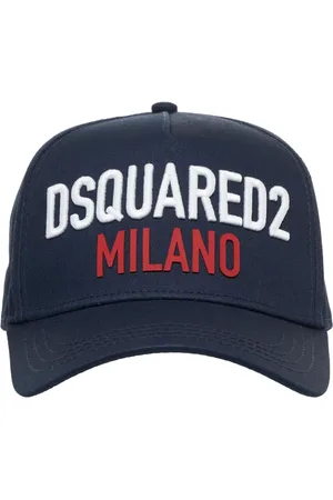 Dsquared2 Accessoires, Heren, Blauw, ONE Size, Logo Baseball Cap