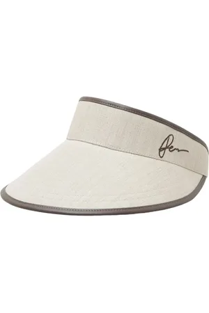 PESERICO SIGN Accessoires, Dames, , ONE Size, Linnen, Linnen zonneklep
