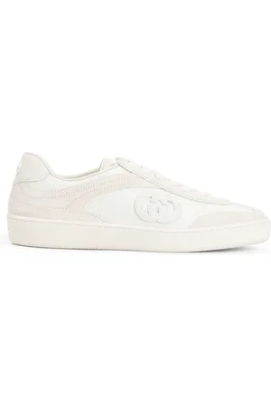 Gucci Schoenen, Dames, Wit, 38 1/2 EU, Stijlvolle Sneakers