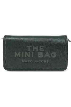 Marc Jacobs Tassen, Dames, Groen, ONE Size, Leer, Shoulder Bag The Mini Marc