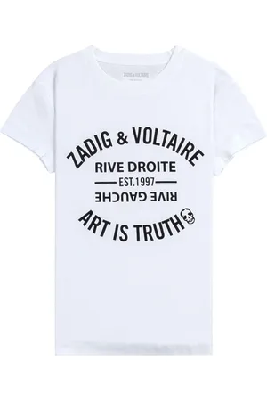 Zadig & Voltaire Tops, Dames, Wit, L, Walk Blason Shirts