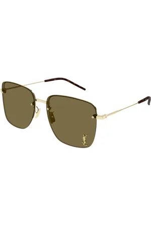 Saint Laurent Accessoires, unisex, Geel, ONE Size, Stijlvolle zonnebril voor jouw look