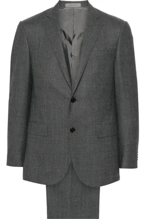 corneliani Pakken, Heren, Grijs, 2Xl, Wol, Luxe Wol Kasjmier Pak