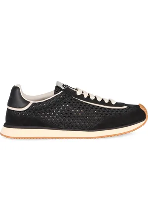 Dolce & Gabbana Schoenen, Heren, Zwart, 40 EU, Katoen, Lage sneakers met leren inzetstukken