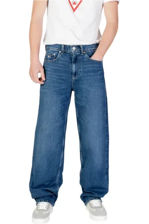 Tommy Hilfiger Jeans, Heren, Blauw, W28 L32, Katoen, Lente/Zomer Losse Jeans Collectie