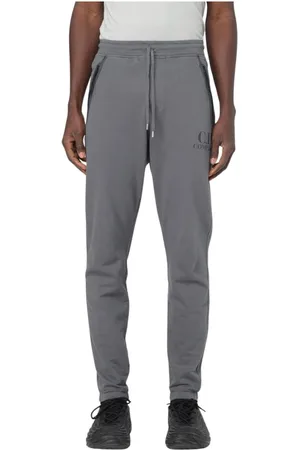 C.P. Company Broeken, Heren, Grijs, XS, Katoen, Grijze Relaxte Broek