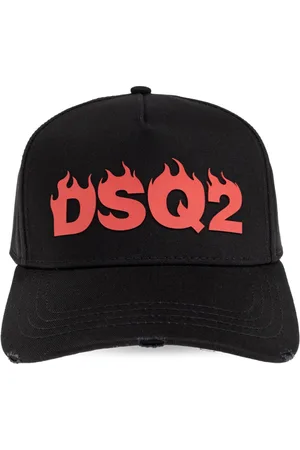 Dsquared2 Accessoires, Heren, Zwart, ONE Size, Katoen, Baseballpet