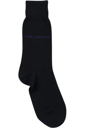 Karl Lagerfeld Ondergoed, Heren, Blauw, S, Crew Socks