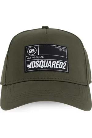 Dsquared2 Accessoires, Heren, Groen, ONE Size, Katoen, Baseball Cap