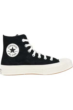 Converse Schoenen, Dames, Zwart, 41 1/2 EU, Zwarte Hoge Top Sneakers