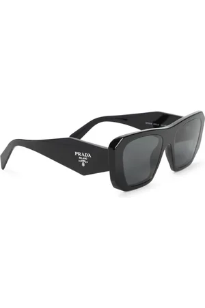 Prada Accessoires, Dames, Zwart, ONE Size, Chique zwarte zonnebril voor vrouwen