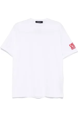 Dsquared2 Tops, Heren, Wit, S, Wit Overhemd voor Mannen