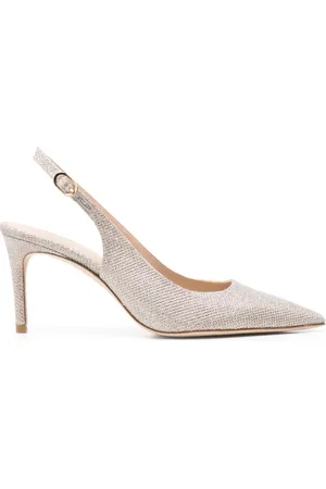 Stuart Weitzman Schoenen, Dames, , 38 EU, Poeder Sling Back Schoenen