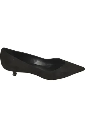 Stuart Weitzman Schoenen, Dames, Zwart, 36 EU, Leer, Elegante Zwarte Ballerina`s
