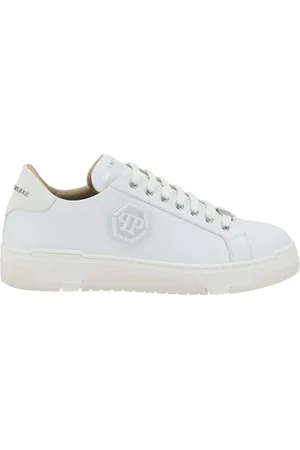 Philipp Plein Schoenen, Heren, Wit, 43 EU, Moderne Veterschoenen