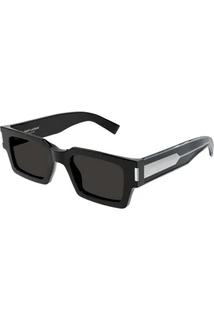 Saint Laurent Accessoires, Dames, Zwart, ONE Size, Vierkante zonnebril