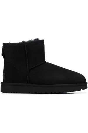 UGG Schoenen, Dames, Zwart, 36 EU, Suède, Zwarte Suède Enkellaarzen