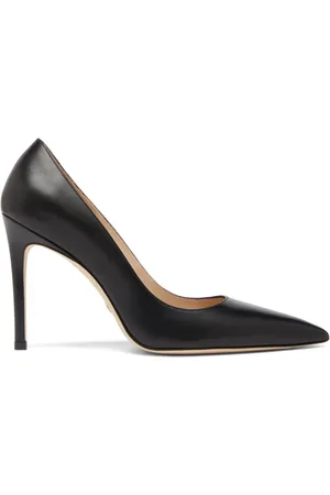 Stuart Weitzman Schoenen, Dames, Zwart, 40 EU, Leer, 100 Pumps