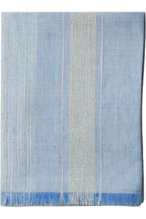 PESERICO SIGN Accessoires, Dames, Veelkleurig, ONE Size, Katoen, Linnen, zijden, katoenen en lurex jacquard sjaal