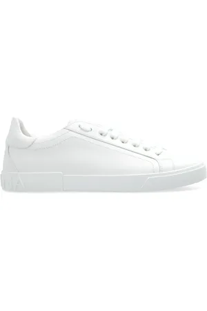 Dolce & Gabbana Schoenen, Heren, Wit, 41 EU, Leer, Sport schoenen Portofino Vintage