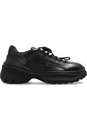 Burberry Schoenen, Dames, Bruin, 41 EU, Leer, Scoot Sneakers