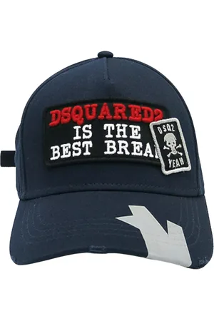 Dsquared2 Accessoires, Heren, Blauw, ONE Size, Blauwe Stijlvolle Hoeden Collectie