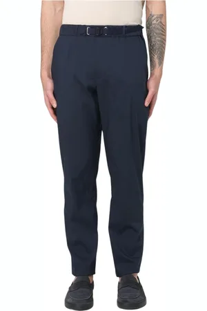 White Sand Broeken, Heren, Blauw, M, Navy Casual Broek met Verstelbare Tailleband