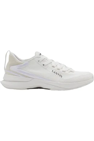 Lanvin Schoenen, Heren, Wit, 42 EU, Leer, Mesh Runner Lichtgewicht Sneakers