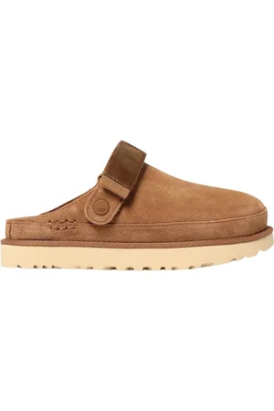 UGG Schoenen, Dames, Bruin, 39 EU, Stijlvolle platte enkellaarsjes voor vrouwen