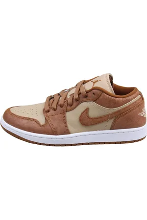 Jordan Schoenen, Dames, Bruin, 39 EU, Leer, Low Top Sneakers