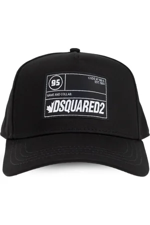 Dsquared2 Accessoires, Heren, Zwart, ONE Size, Katoen, Baseballpet