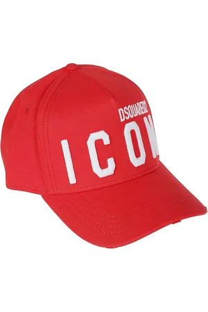 Dsquared2 Accessoires, Heren, Rood, ONE Size, Stijlvolle Hoed Accessoires