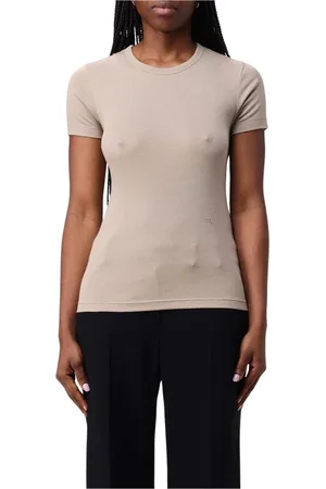 Helmut Lang Tops, Dames, , M, Wol, Merino Wol Slim Fit T-Shirt