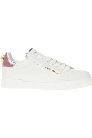 Dolce & Gabbana Schoenen, Dames, Wit, 37 1/2 EU, Portofino sneakers
