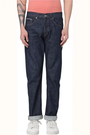 Dondup Jeans, Heren, Blauw, W35, Katoen, Klassieke pasvorm Straight Leg Jeans