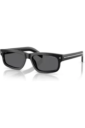 Prada Accessoires, unisex, Zwart, ONE Size, Stijlvolle Zwarte Zonnebril