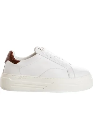 Lanvin Schoenen, Heren, Wit, 40 EU, Katoen, Platform Sneakers
