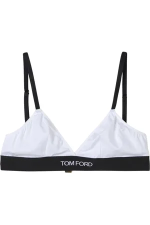 Tom Ford Ondergoed, Dames, Wit, L, Katoen, Witte Katoenen Bralette