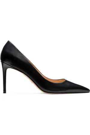 Stuart Weitzman Schoenen, Dames, Zwart, 40 EU, Leer, Klassieke Pointed-Toe Pump