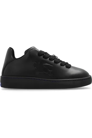 Burberry Schoenen, Dames, Zwart, 36 1/2 EU, Leer, Box Sports Sneakers