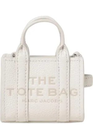 Marc Jacobs Tassen, Dames, Wit, ONE Size, Leer, Witte Mini Crossbody Tas Charme