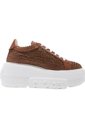 Casadei Schoenen, Dames, Bruin, 41 EU, Leer, Hanoi Sneakers